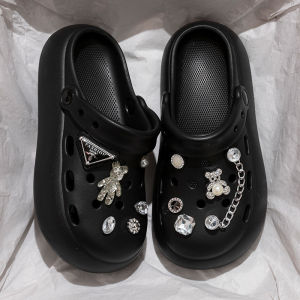 [Free Shipping] WomenS Clog Sandals 2026 New Summer Thick-Soled Slippers For Outdoor Wear Non-Slip Beach Eva Home Closed-Toe Sandals