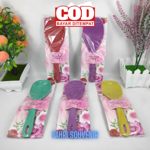 Souvenir Pernikahan Murah Centong Nasi plastik alas shabby isi 50pcs