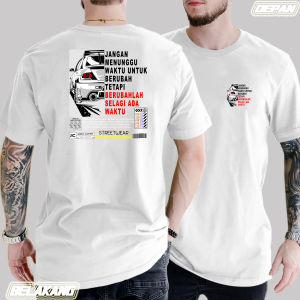 Jerrico T-shirt Active Motif Waktu | Kaos Distro Lengan Pendek Dewasa | Kaos Pria dan Wanita