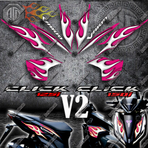 Honda Click 125i V2 ONLY decals / sticker for motorcycle parts and accessories