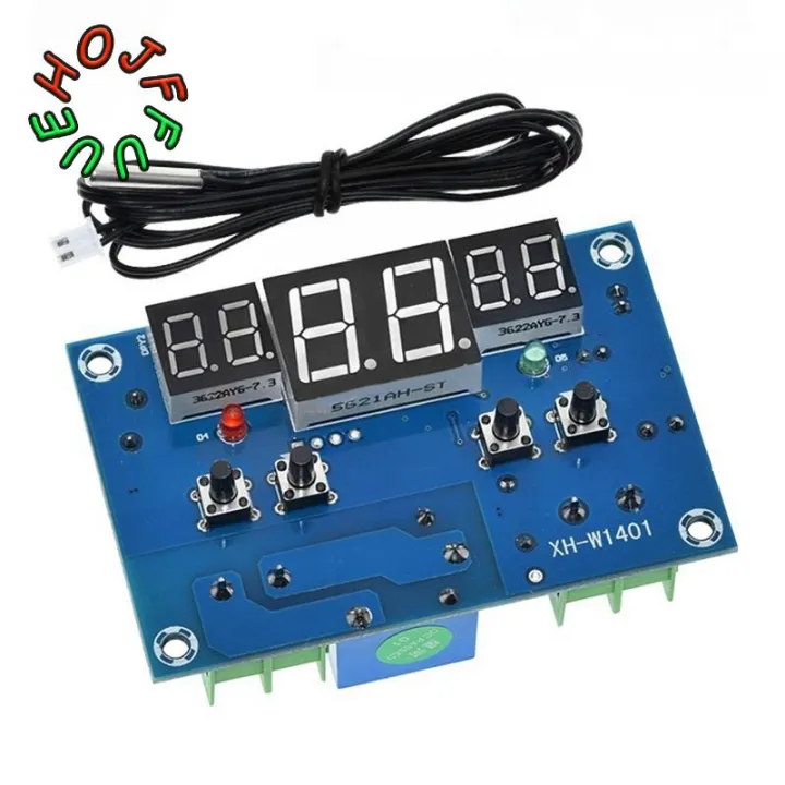 Waterproof Sensor Probe Digital Thermostat W1401 Temperature Controller ...