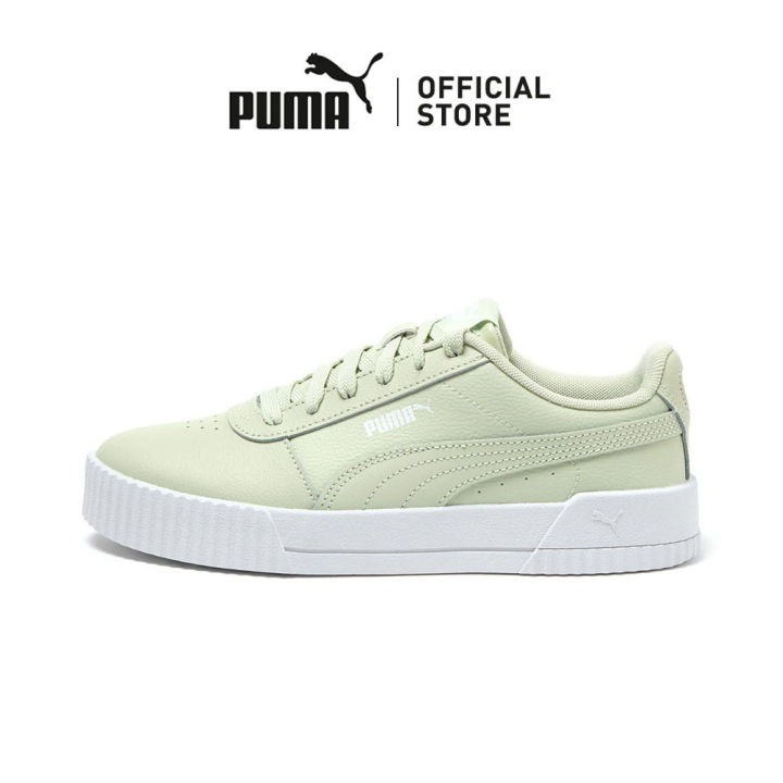 Puma carina leather sales white