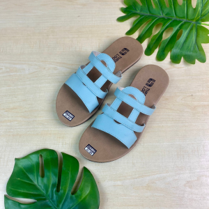 THREELOOK Official - Sendal Wanita Terbaru 2023 Sandal Wanita Dewasa Kekinian Non Slip Flat Wanita  - Inara