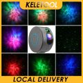 Smart Star Projector Space Galaxy Projector Starry Sky Moon Night Light Bluetooth Music Player App Control. 