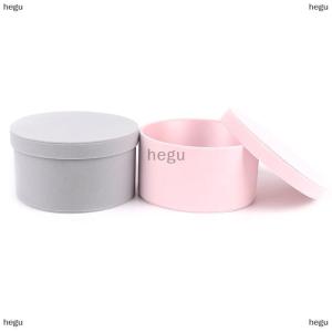[COD] hegu 1PC Round Flannelette Flower Boxes Florist Gift Party Packaging Box Decoration