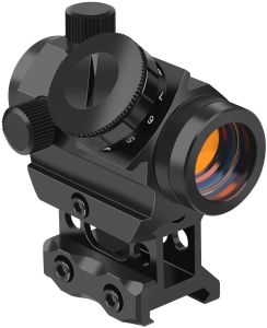 T1G Red Dot Sight 1X20 Scope Reflex With 20mm R-ail Mount 1 inch Increase Riser R-ail Mount