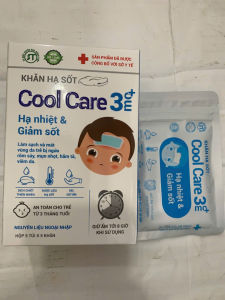 1 bich khăn lau hạ sốt Cool Care  dùng an toàn cho trẻ từ 3 tháng tuổi.1 bịch có 5 khăn.