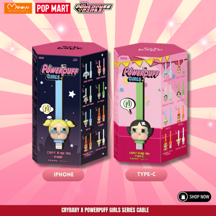 Cry baby x powerpuff girls series cable สายชาร์จ พาวเวอร์พัพเกิร์ล ...