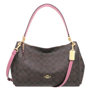 Coach F28966 ถุงพระจันทร์ simple large capacity Black