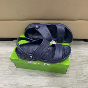 Sandal cross nam roomy fit đi mưa dành cho nam chuẩn xuất xịn full box đúc liền khối màu navy