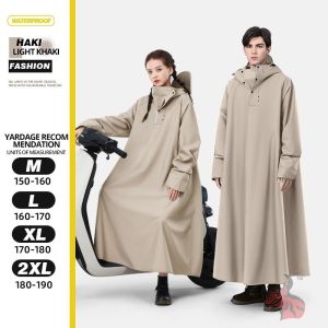 Raincoat Poncho Thickened for Motorcycle Long Style Ride Raincoat Adult Cape Style Outdoor Raincoat