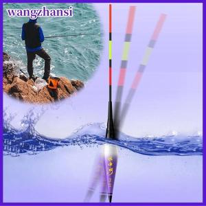wangzhansi สมาร์ท LED ตกปลาลอย2แสงตอบสนองไวสูงเตือนทุ่นแรงโน้มถ่วงเซ็นเซอร์เรืองแสงตกปลาหางยาว