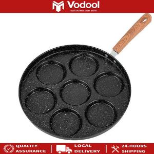 7 Holes Non Stick Egg Cooker Pan Easy To Clean Nonstick Pancake Pan for Gas Stove and Electric Ceramic Stove