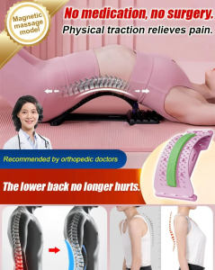 เครื่องนวดแม่เหล็กบรรเทาอาการกระดูกสันหลังส่วนเอว เครื่องนวดเอวแบบหลัง