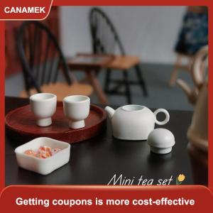 【CANAMEK】 1 12 Dollhouse mô phỏng ấm trà ấm trà Kit Dollhouse thu nhỏ nhà bếp trang trí đồ chơi búp bê nhà vi cảnh đạo cụ ảnh