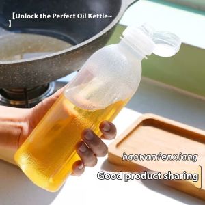ASRV Modern Sleek Oil Dispenser Bottle with Press Spray Design for Kitchen Cooking Oil Vinegar Sauce