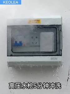 Electrical IP66 Surface Mounted PC+ABS Plastic Waterproof Distribution Circuit Breaker Switch Indoor Outdoor Use