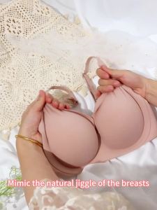 Large 2 In 1 Silicone Breast Pocket Bra Underwear Small Chest Becoming a Big Chest Pad Simulation Cartoon Chest Seamless