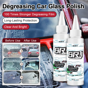 Auto Glass Polish Power Cleaner Automotive Glass Polish Cerium Oxide Degreaser Glass Coating Agent Cleaning Paste For Minor Scratch Repair