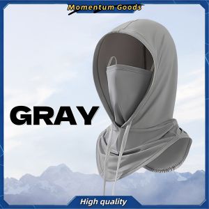ice silk sunscreen cap with breathable mask completely enveloped design high quality suitable for outdoor activities.