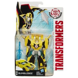 2026 Genuine Hasbro Transformers Robots in Disguise Bumblebee Warrior Class Action Figure Car Mode Model Ornaments Toy in Stock