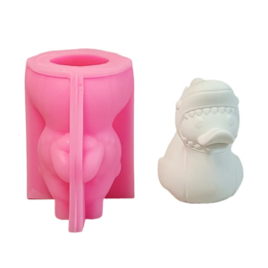 3D Shark Duck Figurine Silicone Molds for Soap Chocolate Candy Gypsum Silicone Molds Easy to Demold