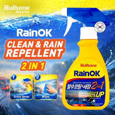 Bullsone RainOK Glass Clean & Rain Repellent (300ml)