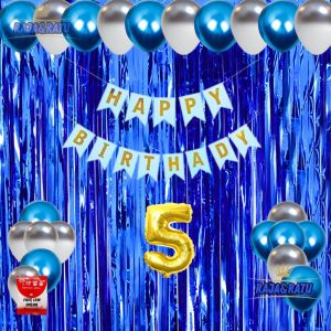 Paket Set Pesta Ulang Tahun Dekorasi Happy Birthday Anak-anak Cowok Dan Cewek Dekorasi Ultah Simple