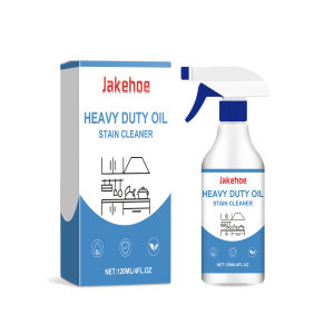 [With Nozzle] Oil Stain Cleaner Kitchen Degreasing Strong Detergent to Remove Heavy Oil Stains Range Hood Cleaning Agent 120ml