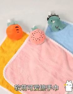 4pcs Microfiber Multi-Purpose Ref Towel Cute Character Design【GOOD QUALITY】Soft Absorbent Microfibre