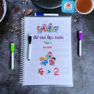 Học Liệu Montessori MESAUKIDS Bé Vui Học Toán Viết Xóa Đồ Chơi Phát Triển Trí Tuệ Thông Minh Cho Bé