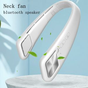 Quạt Đeo Cổ Thiết Kế Mới 2021 Loa Bluetooth Quạt Đeo Cổ Gọi Điện Thoại Rảnh Tay Và Nghe Nhạc