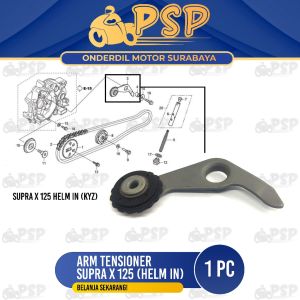 Arm Tensioner Supra X 125 Helm In - Tahanan Baut Roll Kamrat Plat Tekanan Tahanan Gagang Arm Comp