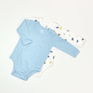 [Bebustore]_Baby soft romper for boy and girl 100% Cotton - 4 colours