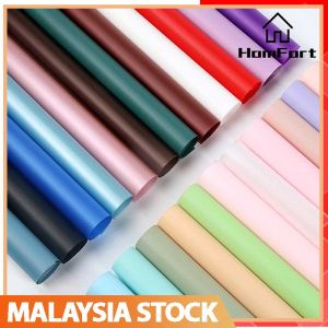 20PCS 58x58cm 40x45cm Gift Wrapping Paper Double Side Waterproof Handmade Bouquet Flower Foggy Packing Paper