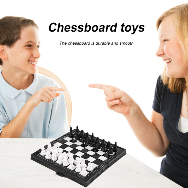 Mini Chess Board Folding Flying Chess Interesting Board Games Portable ...
