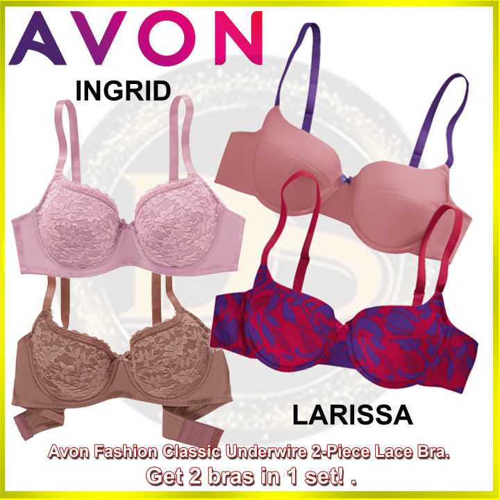 Avon Fashion Classic Ingrid Underwire 2-Piece Lace Bra