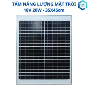 TẤM PIN NĂNG LƯỢNG MẶT TRỜI MONO 18V 20W 25W 30W 35W 40W 50W - TEKI