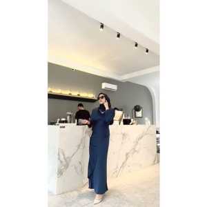 BISA COD - BEST SELLER NATHALIE DRESS BAHAN ARAMNY SILK MLXLXXL ( TURKI VERSION ) BUSUI FRIENDLY FREE BELT DRESS PESTAKONDANGAN DAN BRIDESMAID