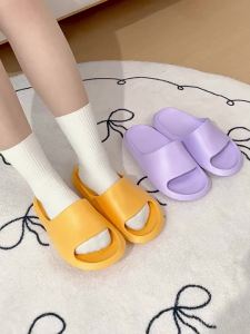 [Free Shipping] Banana Boat WomenS Summer Bathroom Slippers Non-Slip For Showering Made Of EVA Material Thick-Soled Indoor Slippers