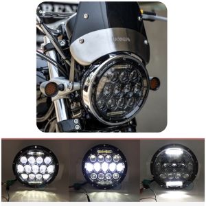 yymall]สไตล์ใหม่ 7 นิ้ว 13 ลูกปัด รถ Wrangler ไฟหน้า LED Harley รถจักรยานยนต์ รถออฟโรด อุปกรณ์เสริมไฟรถ Retrofit  7 นิ้ว 13 ลูกปัดไฟหน้ารถ LED รถจักรยานยนต์ฮาร์เลย์รถออฟโรด ไฟดัดแปลง อุปกรณ์เสริม