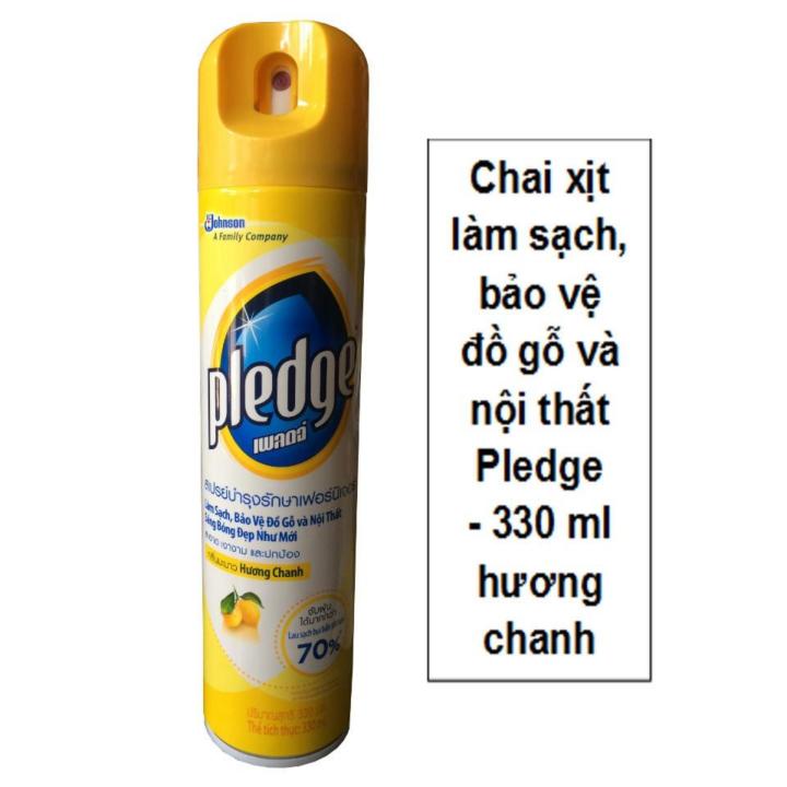 Chai xịt đánh bóng gỗ 330ml Pledge