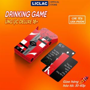Bộ bài nhậu Ừng Ực Deluxe 18+ gồm 52 lá thách thức Drinking Game bài uống bia rươu vui vẻ dành cho nhóm bạn thân thiết