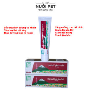 Gel dinh dưỡng cho mèo tiêu búi lông BIOLINE Hairball Solution Gel 100g Gel tiêu búi lông cho mèo - Nuôi Pet Shop