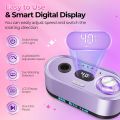 Nail Drill Electric File: 40000RPM Professional E File Kit E File Machine Filer for Shaping, Buffing, Removing Acrylic Gel Nails, Manicure Pedicure Kit with 12Pcs Nail Bits, Home Salon Use. 
