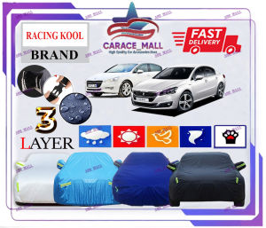 Peugeot 508 All Size Protection CarCover Outdoor RACING KOOL Waterproof Dust Sun-proofRain Penutup Selimut Kereta