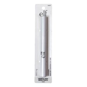 ELF Shape & Stay Brow Pencil Universal Formula Lightweight Natural Looking Cruelty Free Clear 1.4g