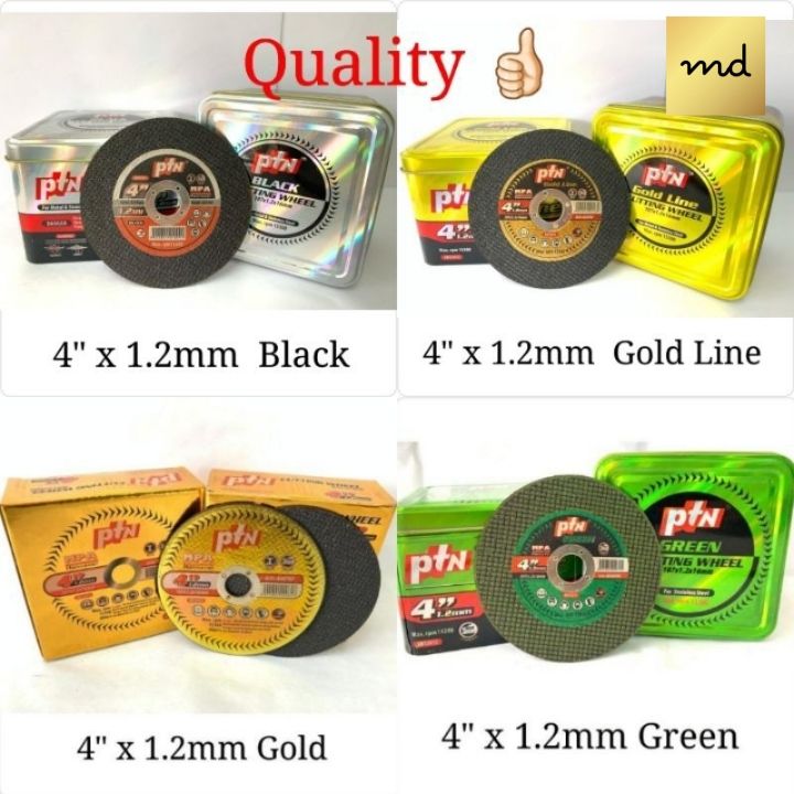 50 Pieces PTN 4 inches x 1.2mm Cutting Disc For Cutting Metal and ...