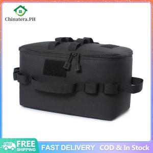 Camping Storage Bags Multifunctional Gas Stove Canister Pot Carry Bags 600D Oxford Pouch Storage Bag for Hiking Camping