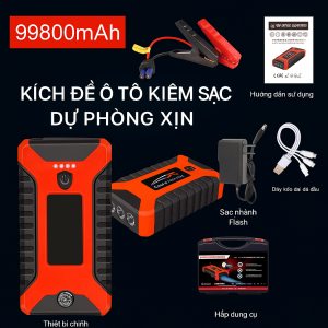 Kích Đề Nổ Ô Tô Siêu Mạnh Nhật Bản Có Đèn Pin – Hỗ Trợ Sạc Điện Thoại Thiết Bị Cứu Hộ Không Thể Thiếu